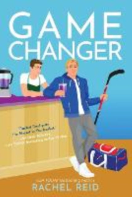 Book cover of 'Game Changer' with two people in a bar setting.